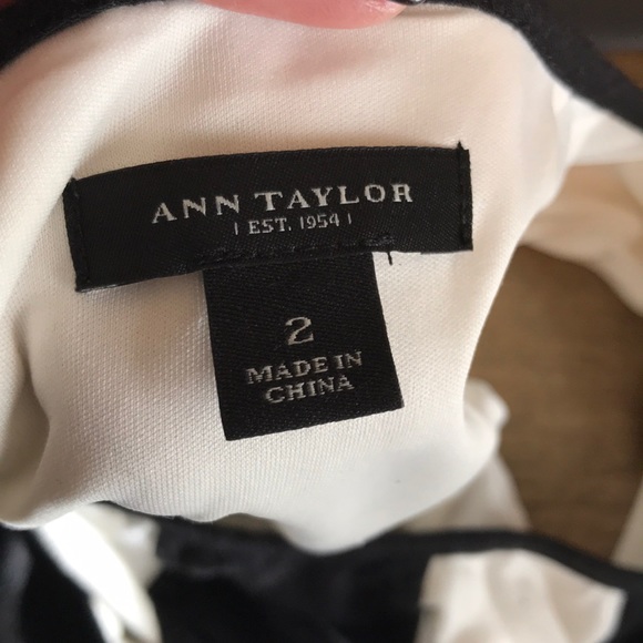 NWOT Ann Taylor size 2 color block high low dress - Picture 5 of 5